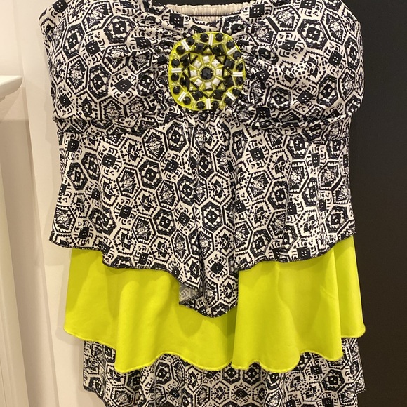 Rampage bustier-like top with padded cups. Size small . - Picture 2 of 4